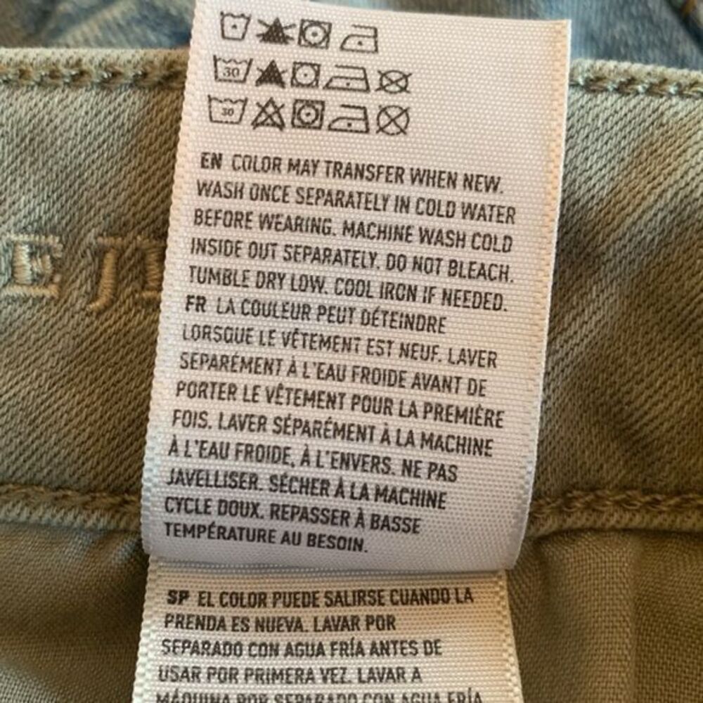 American Eagle Classic 5 Pocket Next Level Stretch Sage Green Skinny Jeans SZ 8 - Picture 8 of 11